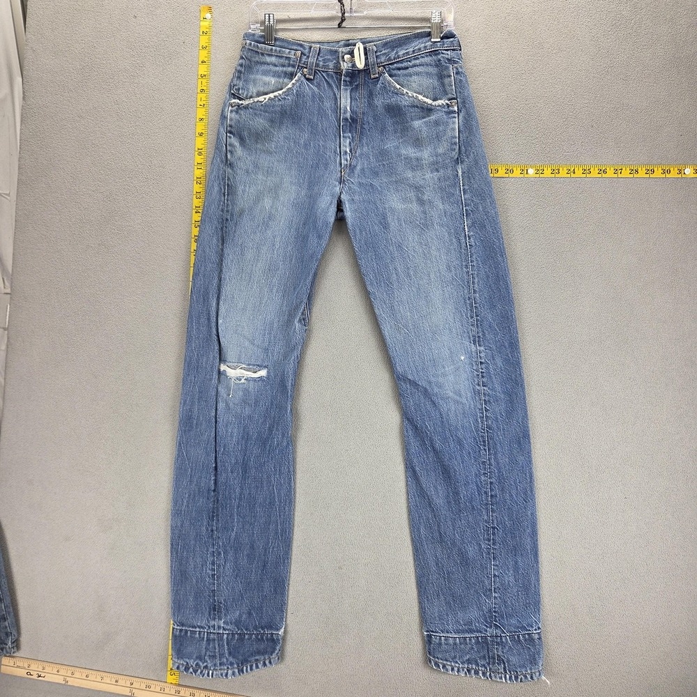 Vintage Levis Engineered Jeans Mens Blue Twisted Zip Fly Medium Wash Fits 29x32